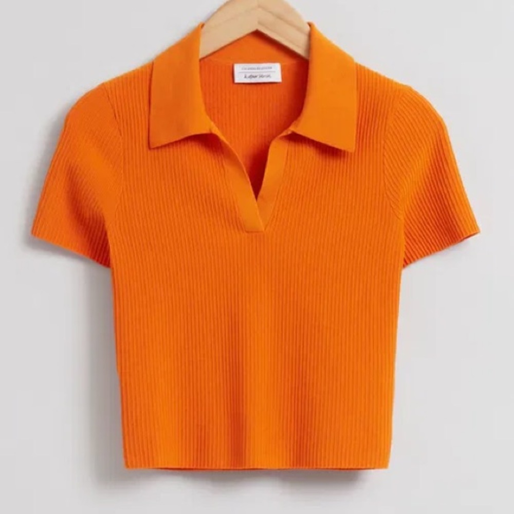 & Other Stories Ribbed Polo - Picture 6 of 6